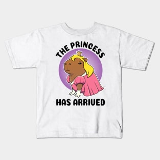 The Princess has arrived Capybara Kids T-Shirt